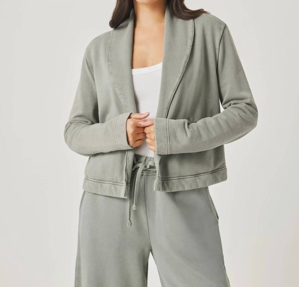 NEW SPLENDID greta terry blazer in eucalyptus
